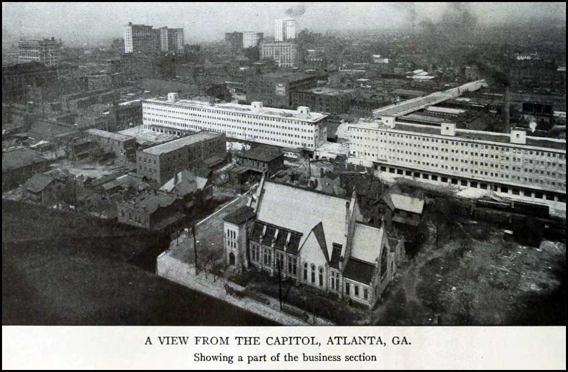 Louisville & Nashville Railroad freight depot in Atlanta, ca. 1907