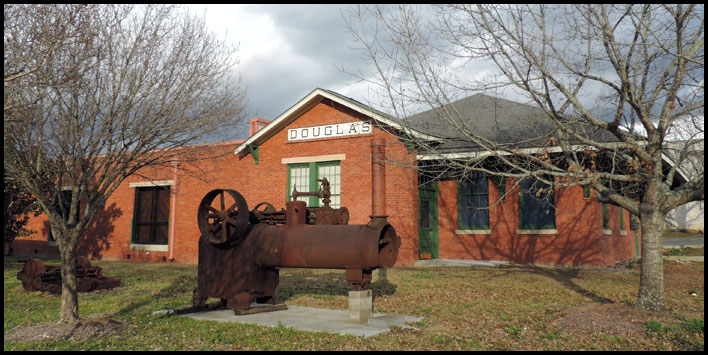 Douglas, Georgia, old Georgia & Florida Railroad depot