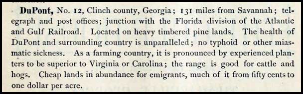 Description of DuPont in 1879