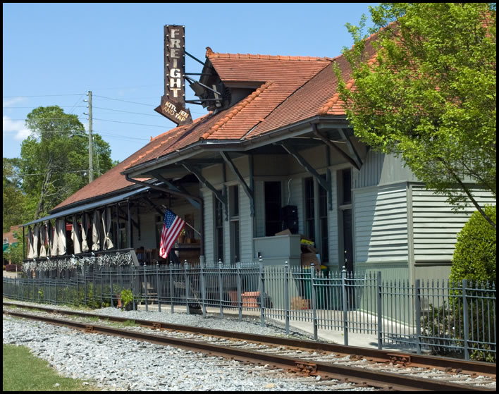 Woodstock depot, spring 2015.