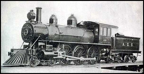 Locomotive of the Alabama Great Southern Railroad