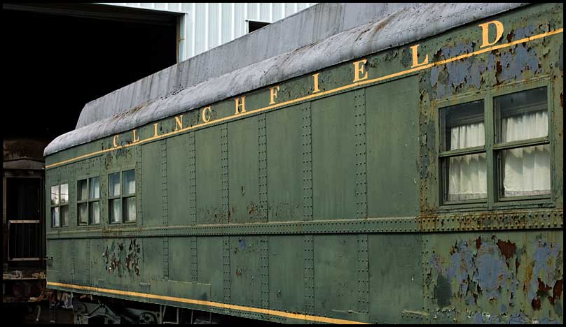 Clinchfield Railroad car at Southeastern Railway Museum, Duluth, GA