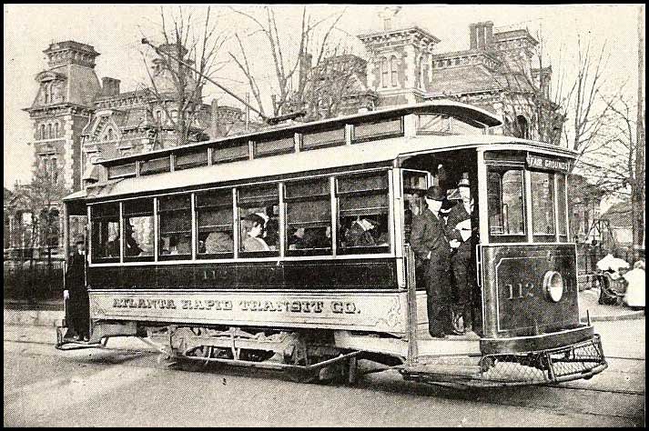 Atlanta streetcar, ca. 1901