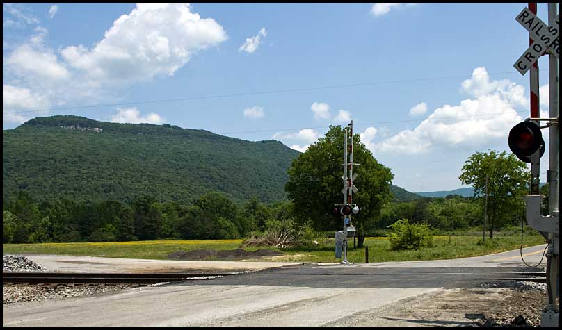 Rising Fawn, Georgia, view east towards Johnson's Crook