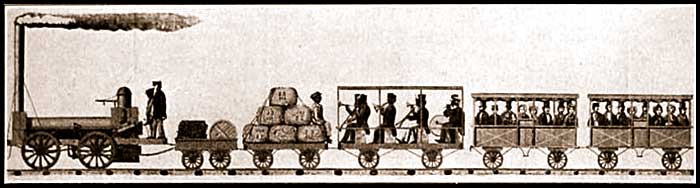 South Carolina Railroad train pulled by the engine West Point